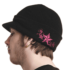 PINK STAR WITH SWIRL