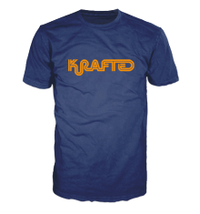 KRAFTED MUSIC - LOGO ORANGE/NAVY